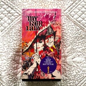 Audrey Hepburn 1964 My Fair Lady VHS tapes